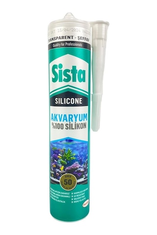Sista Akvaryum Silikon Şeffaf