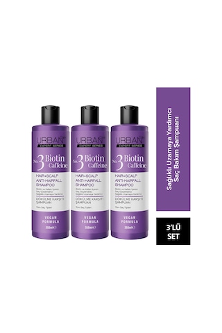 Urban Care Expert Biotin & Kafein Şampuan 3 x 350 ML