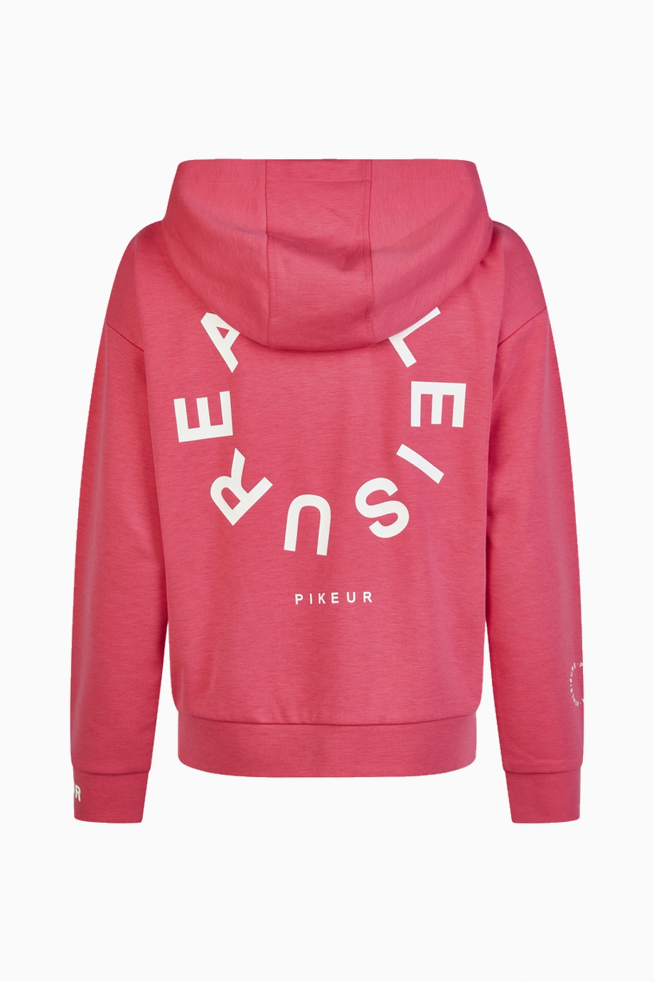 Pikeur Athleisure 1286 Oversize Lüks Kapüşonlu Sweat Kadın Ceket Pembe