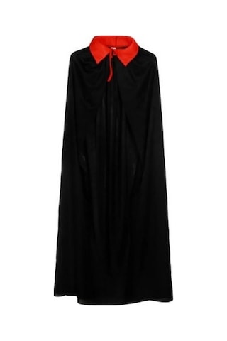 Drakula Vampir Pelerini Yakalı Yetişkin Boy 110Cm