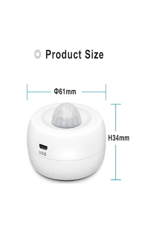 Tuya Wifi Akıllı Pır Hareket Algılama Sensörü Güvenlik Hırsız Ala