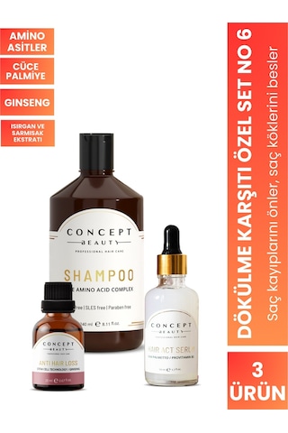 Concept Beauty Dökülme Önleyici Özel Bakım Seti No: 6