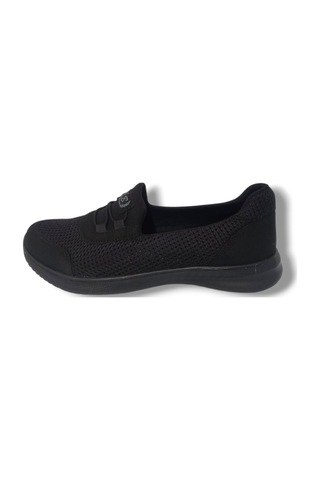 Black Sea 575-25 Anorak Slip On Anatomik Kadın Sneaker Siyah
