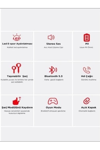 Time&Tech M99 Plus Bluetooth 5.4 Kulak İçi Gaming Kulaklık