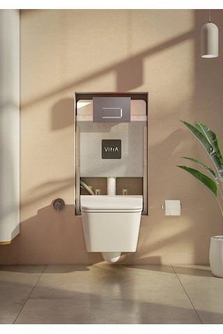 119-003r009 VitrA Equal Klozet Kapağı, Yavaş Kapanır, Kolay Sökülebilir