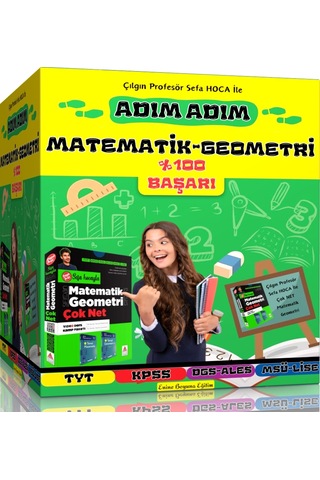 Adım Adım Matematik-Geometri Kitap Seti %100 Başarı