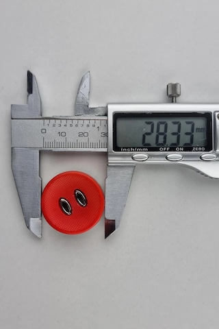 Büyük Boy Akrilik Ten Kaban Çeket Hırka Düğmesi 6 Adet