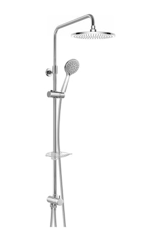 Eca Niobe Teleskobik Kolonlu Banyo Tepe Duş Seti Yuvarlak Takım 102158039 Krom