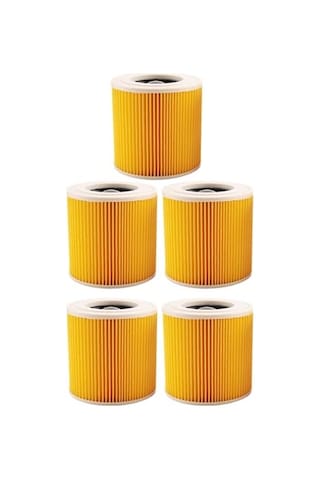 Karcher A 2674 Pt Plus Uyumlu 5 Adet Süpürge Silindirik Filtresi Genel