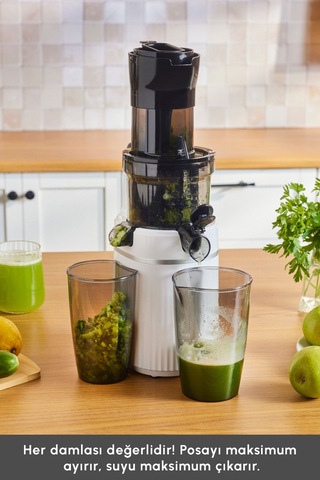 Karaca Fresh Press Slow Juicer Yavaş Sıkım Katı Meyve Sıkacağı
