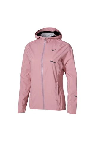 Mizuno Waterproof 20k Hooded Jacket Kadın Yağmurluk Pembe Çok Renkli