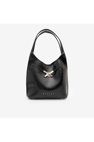 Siyah Omuz Çantası Kadın Sısley Sly 514 Sisley