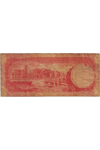 Barbados 1 Dolar 1973 Temiz.