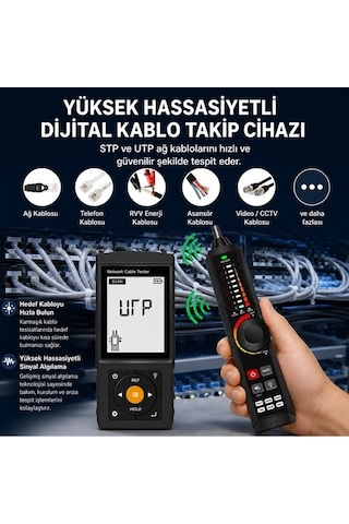 Novacom Nvc-lt300s 3 Lcd Ekranlı Tdr Metraj - Pse Voltaj - Fiber Optik Kablo Test Cihazı