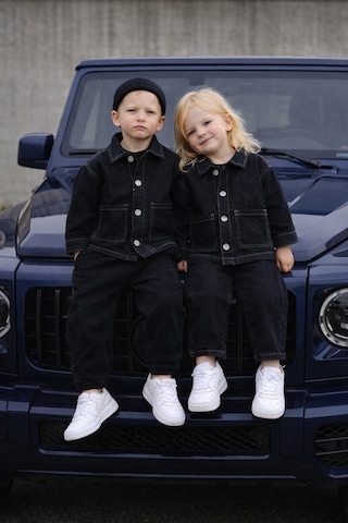 Baby Lory Kids Store Unisex Çocuk Yıldız Desenli Takım Siyah
