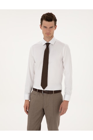 Pierre Cardin Erkek Beyaz Gömlek Basic 50313178-vr013 Beyaz