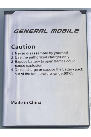 General Mobil Discovery One 4G Gm4 Gm5 Batarya Pil