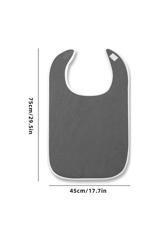 Yifomall Yaşlılar İçin Kirlenmeye Dayanıklı Mutfak Apronu - Yemek Örtüsü, Boyun Koruması Ve Bakıma Uygun Gri Renkli Bakım Torbası