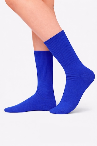 Carnaval Socks Düz Lacivert Desensiz Renkli Spor Çorap Çok Renkli