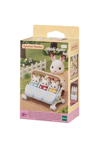 Sylvanian Families Üçüz Bebek Arabası 5533