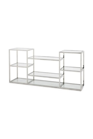 Janet Paslanmaz Metal Dresuar Gümüş