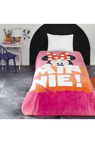 Lisanslı Disney Minnie Mouse Classic Tek Kişilik Battaniye 000000001000049688 Çok Renkli