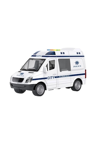 1:16 Sürtmeli Sesli Işıklı Ambulans / Polis Arabası