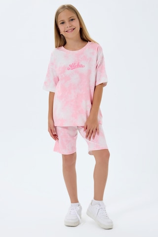 Rolypoly Kız Çocuk Pembe Bermuda Takım Rp3803-c-v2 Pembe