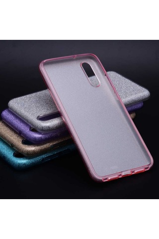 Huawei P20 Kilif Simli Parlak Shining Kapak 388566171