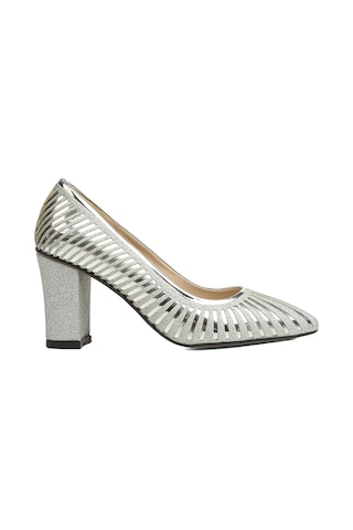 Pierre Cardin PC-52037-3478 Gumus - Kadın Topuklu Ayakkabı 35783