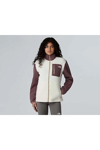 The North Face W Yumiori Full Zip Kadın Outdoor Polar Ceket Nf0a8e88ewo1 Beyaz Beyaz