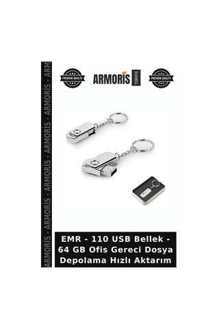Emr - 110 Usb Bellek - 64 Gb Ofis Gereci Dosya Depolama Hızlı Aktarım