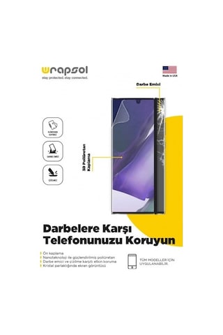 Samsung Galaxy Uyumlu S24 Plus Ekran Koruyucu Poliüretan Film