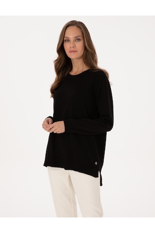 Pierre Cardin Kadın Siyah Kazak /triko 50316393-vr046 Siyah