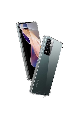 Goocamp Redmi Note 11 Pro Plus 5g Kılıf Nitro Anti Shock Silikon - Renksiz Renksiz