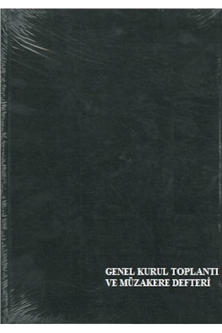 Genel Kurul Top. Ve Müz. Deft. 96 Yp Ciltli Özkan Siyah