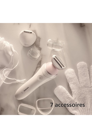 Philips BRL146/00 Lady Shaver Series 6000 6 Aksesuarlı Kablosuz Tıraş Makinesi