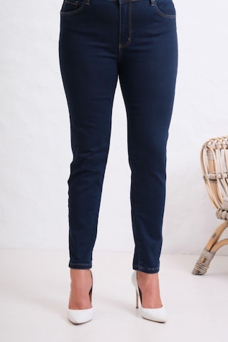 Lacarino 7161 Alice Kadın Jean Pantolon Dark Blue