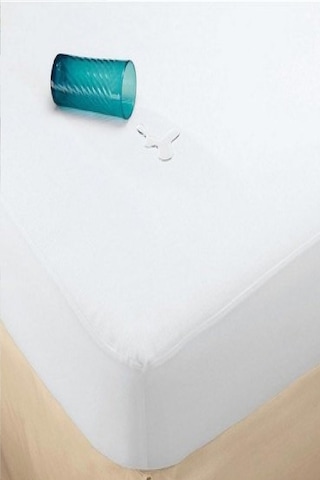 Bebesi Pamuk Fitted Alez 160x200+30 Cm Sıvı Geçirmez Lastikli Battal Boy Xl Beyaz