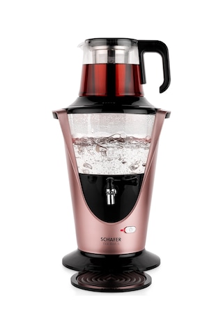 Schafer Tee Haus 3 L Yeni Nesil Elektrikli Cam Semaver