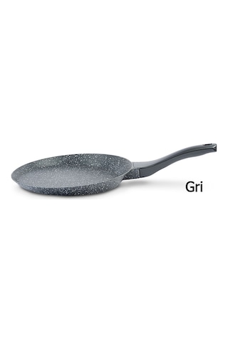 Thermoad Granit Döküm Gözleme Krep Tavası Gri 26 CM