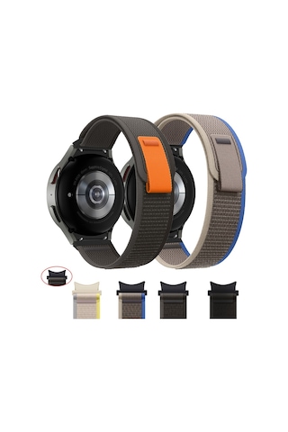 Samsung Galaxy Uyumlu Watch 4 5 6 Pro 40 44 Classic 42 43 46 47 Mm Kordon Trail Kordon