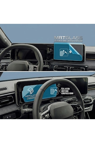 Renault Boreal Ekran Koruyucu Mat Dijital Gösterge Ve Multimedya Set
