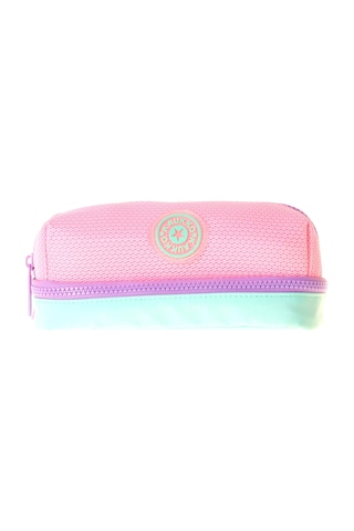 Kaukko Lilac İki Bölmeli Kız Çocuk Lila - Pembe Okul Kalemliği Kalem Kutusu - K1850 Çok Renkli