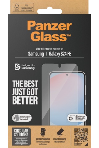 Panzerglass Samsung Galaxy Uyumlu S24 Fe Ultra-wide Fit Çerçeve Aparatlı Ekran Koruyucu
