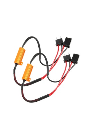 Springsun H7 12v 50w 8ohm Led Dekoder 2 Adet - Flaş/error Sorunu Olmadan, Hızlı Başlangıç, Plug & Play, Abs+metal Malzeme