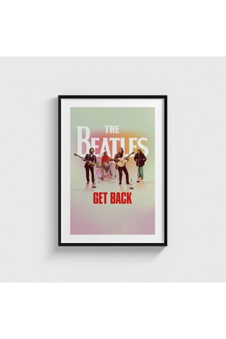 The Beatles Get Back Dizi Posteri Tablo Çerçeveli Poster Duvar Dekorasyonu Siyah Çerçeveli Tablo Siyah Çerçeveli Tablo Dn11d471sıyah