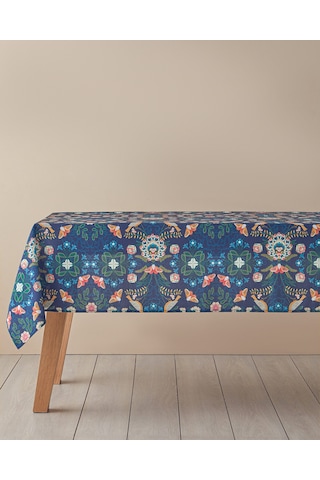 English Home Perfection Polyester Masa Örtüsü Lacivert Lacivert