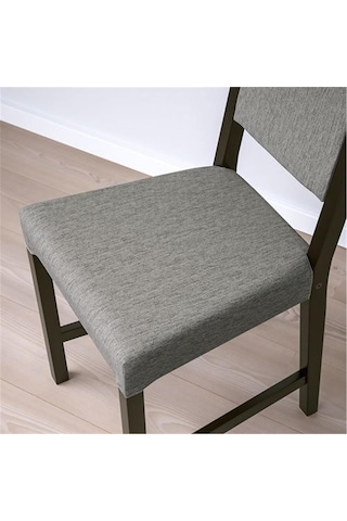 Stefan Sandalye, Venge-gri Döşemeli Ahşap Sandalye