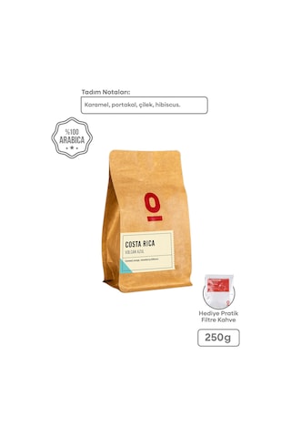 Costa Rica Volcan Azul 250g Çekirdek Kahve - Karamel, Portakal Ve Çilek
